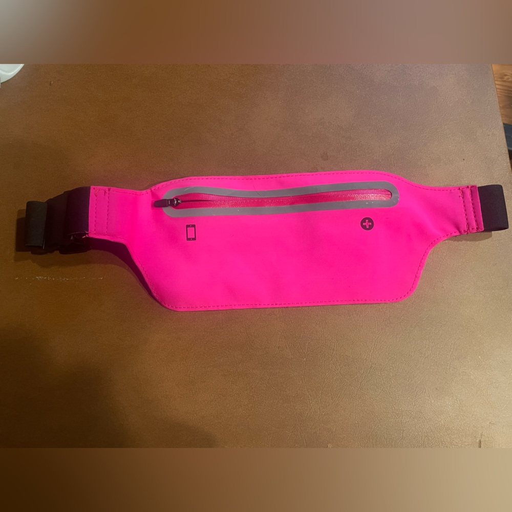Vibrant Pink Running Belt